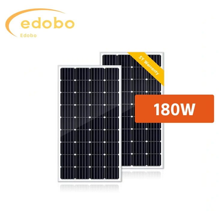 180 W monokiteiset aurinkosähköpaneelit