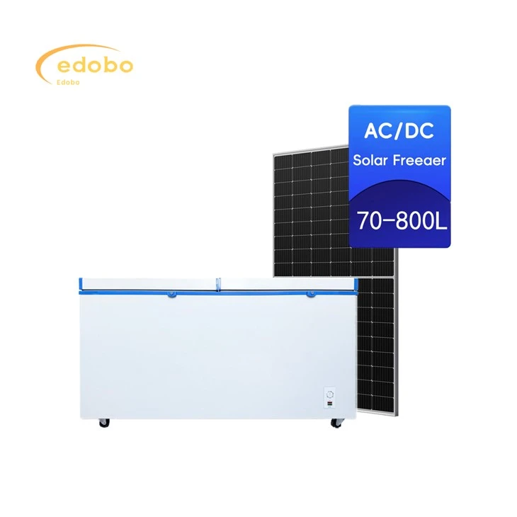 Energiaa säästävä AC/DC Solar Deep Pakastin Jääkaappi Kotitalouskäyttöön