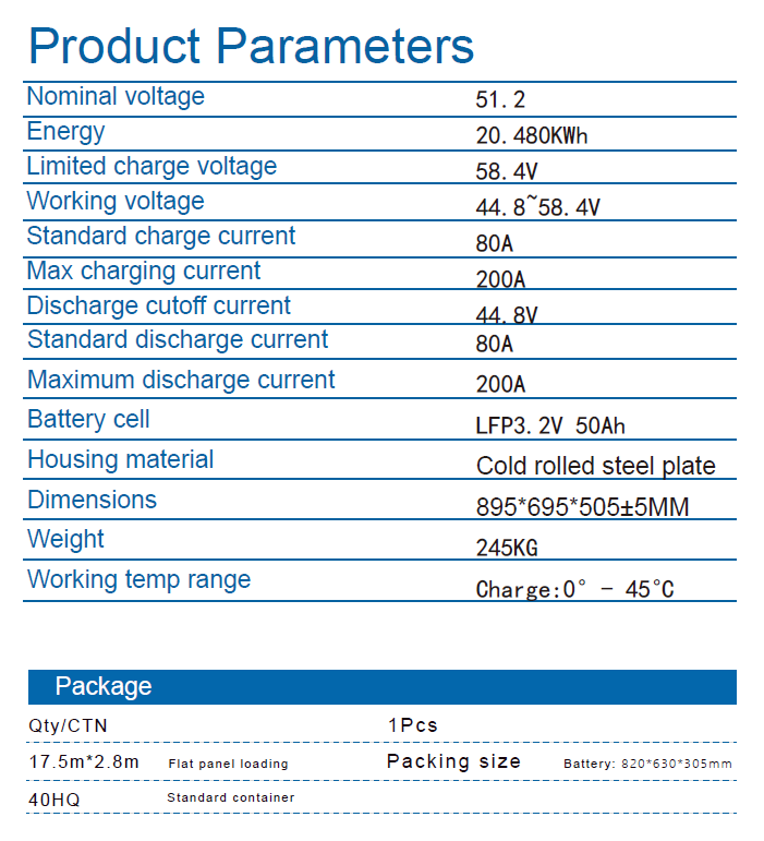 51.2v 400ah 51.2v 400ah