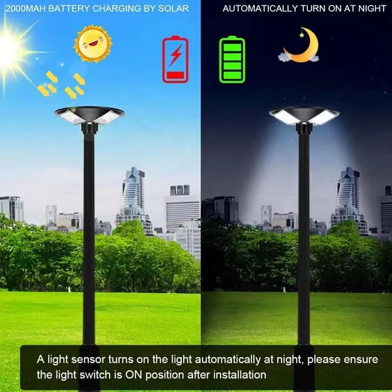 solar security light with motion sensor
