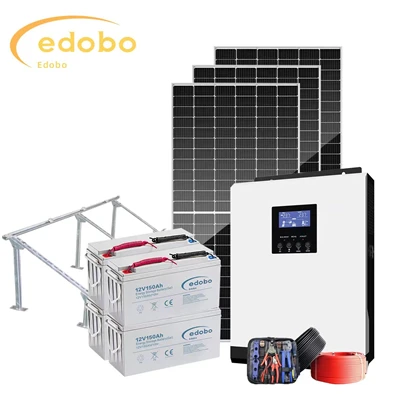 Off Grid aurinkopaneelipaketit paristoilla
